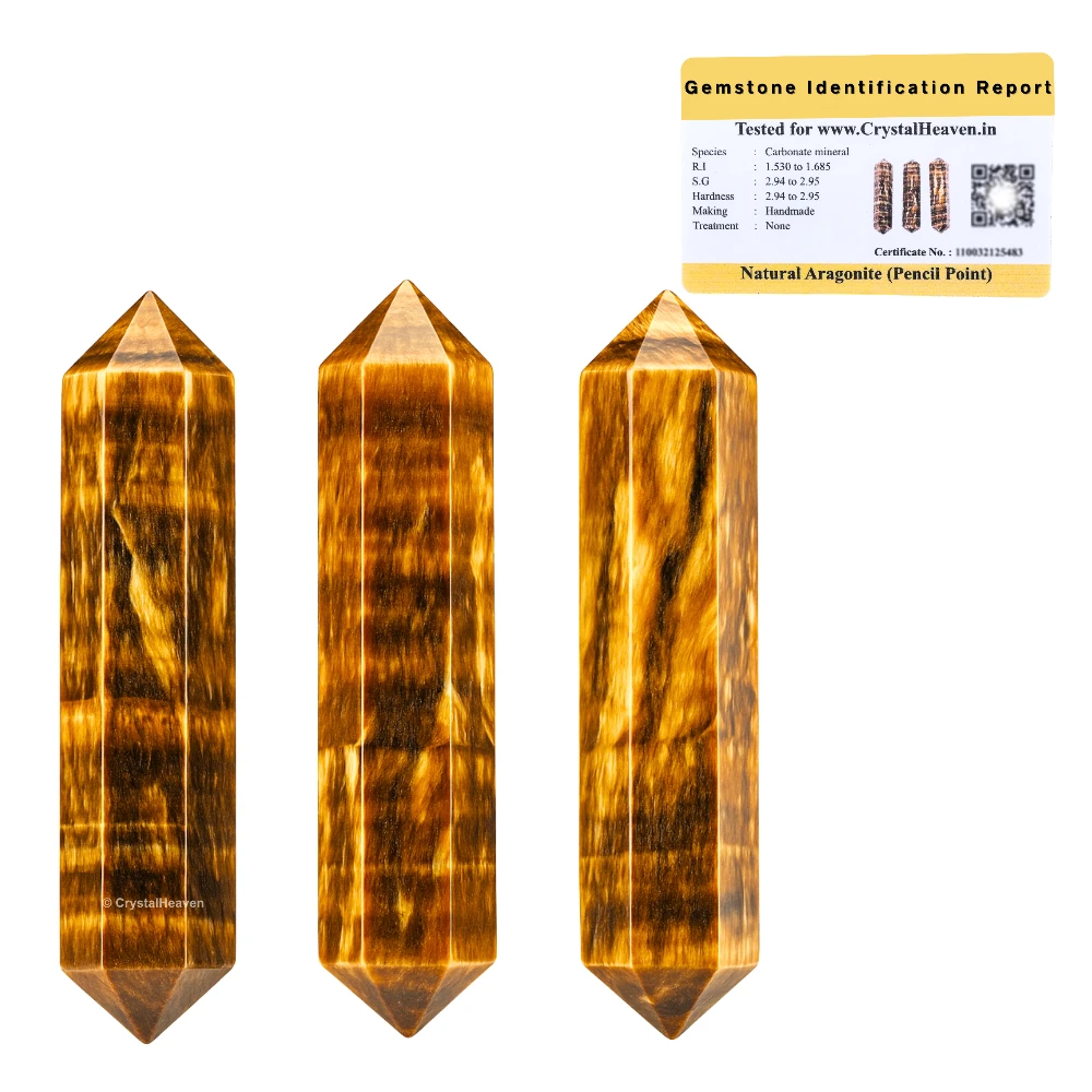 Aragonite Pencil Points (Double Terminated) (Set of 50)