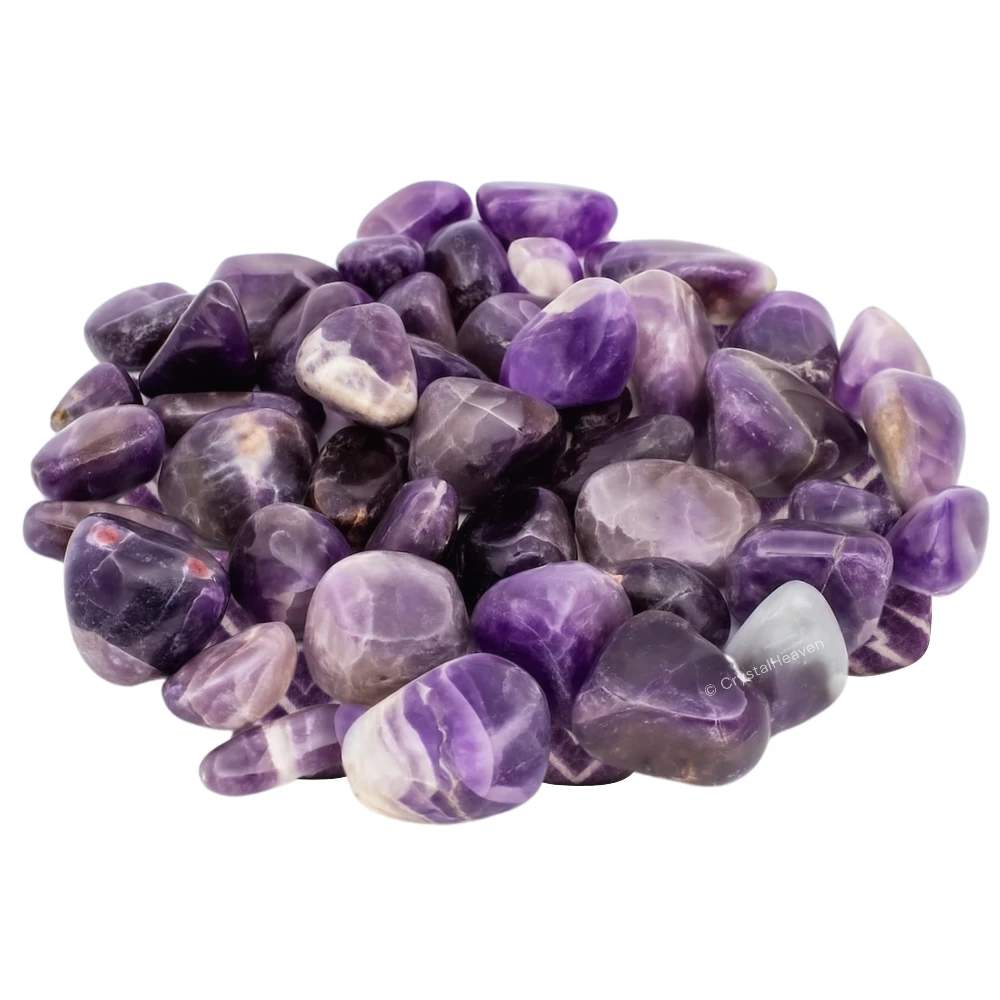 Tumbled Chevron Amethyst Stones (30 Gram)