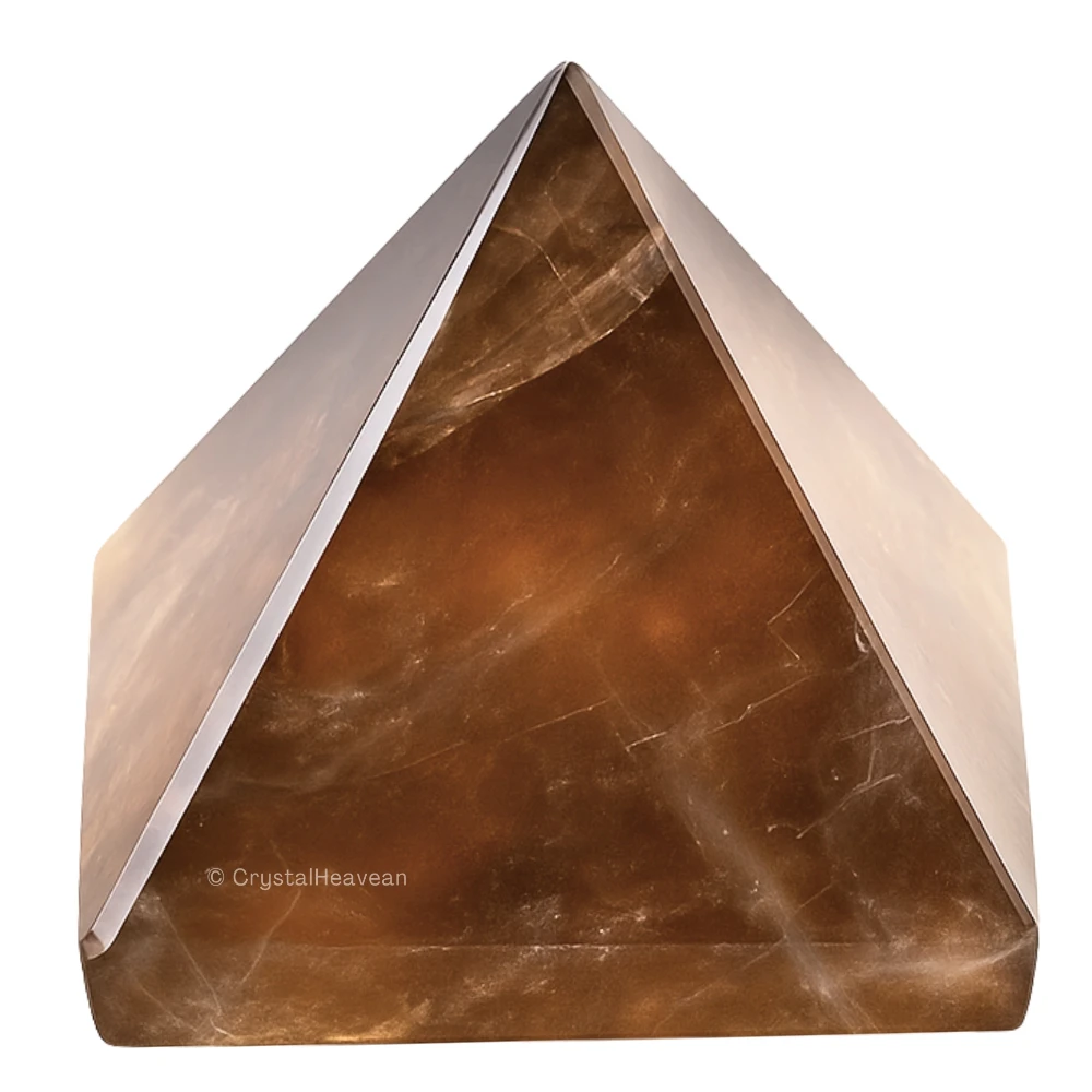 Smoky Quartz Pyramid (1 Inch)