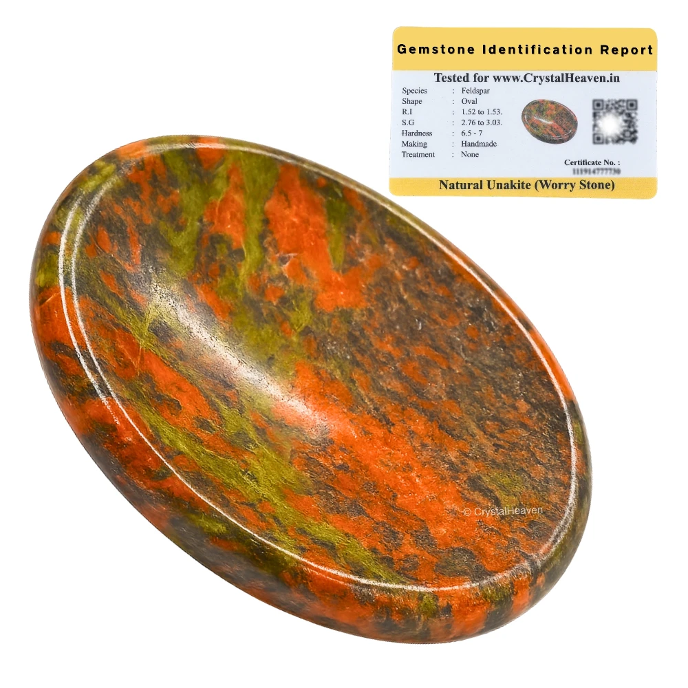 Unakite Worry Stone
