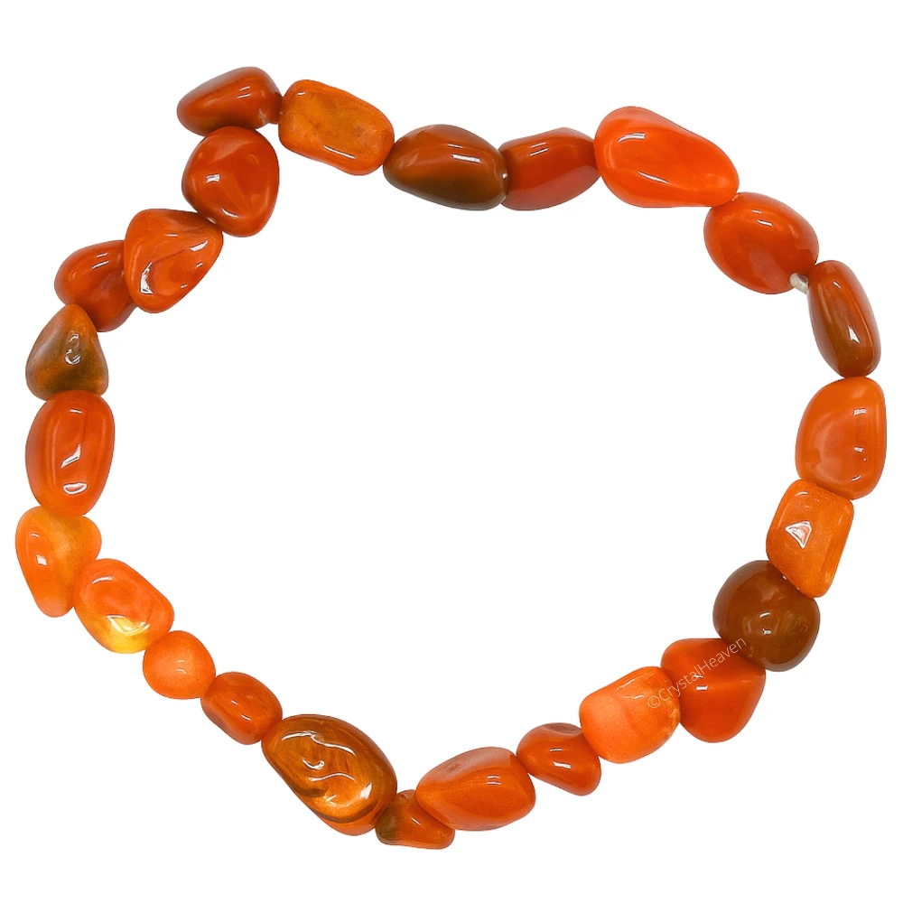 Red Jasper Tumbled Bracelet (Elastic)