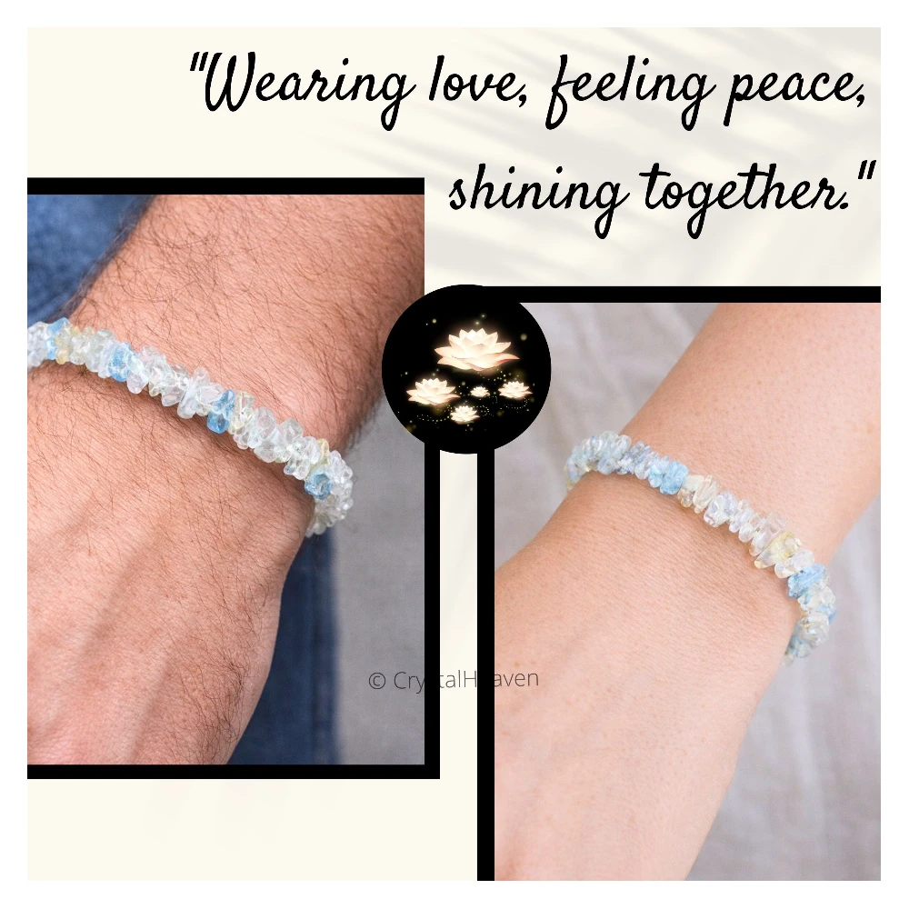 Aquamarine Chips Bracelet