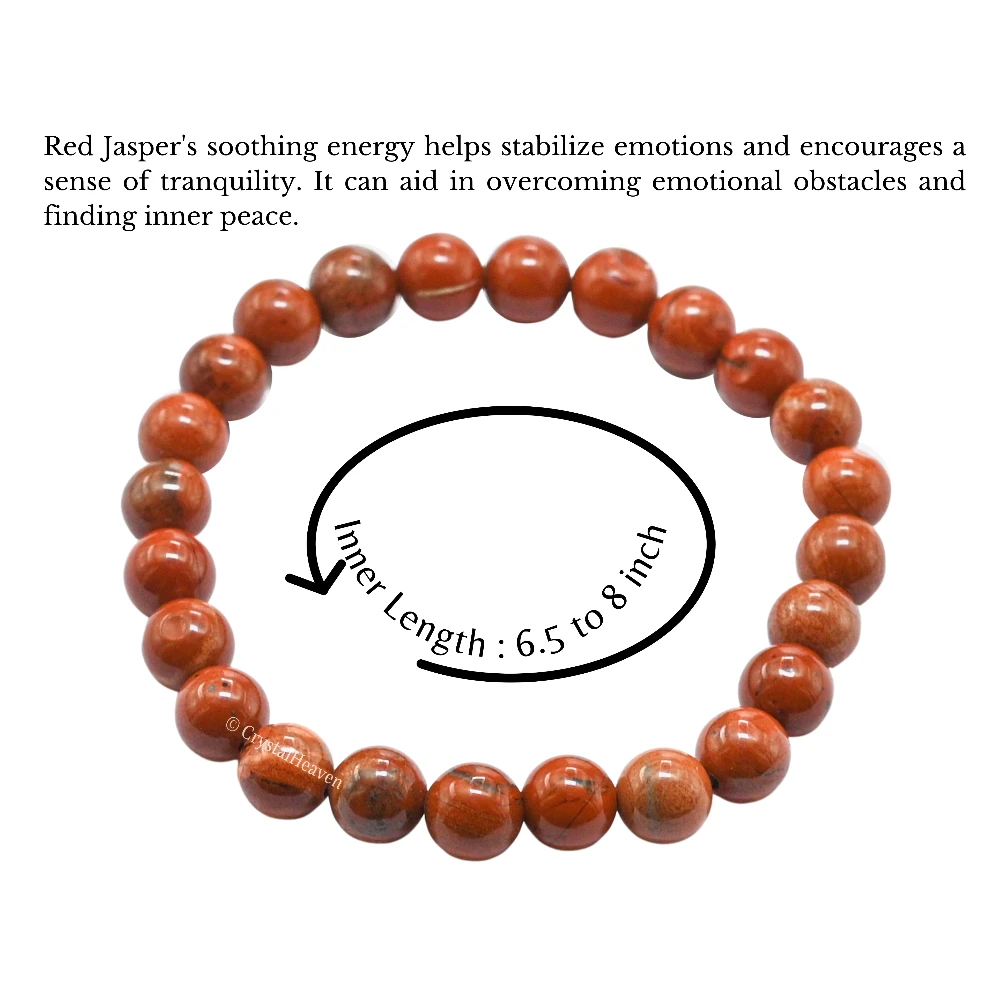 Red Jasper Bracelet (Elastic)