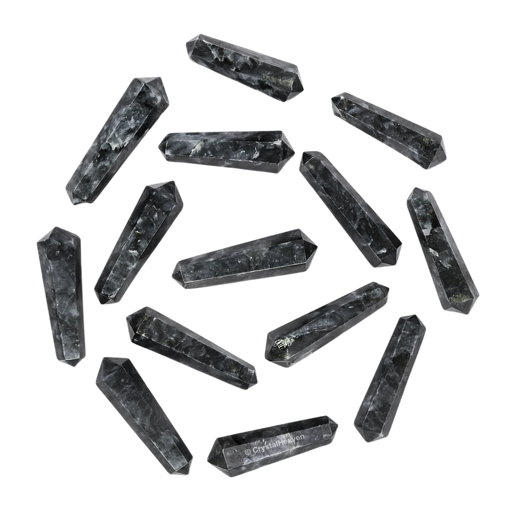 Larvikite Pencil Points (Double Terminated) (Set of 10)