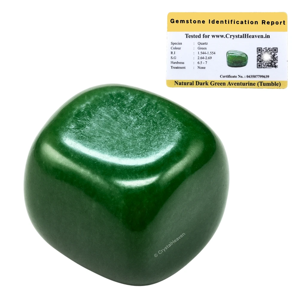 Tumbled Dark Green Aventurine Stones (30 Gram)