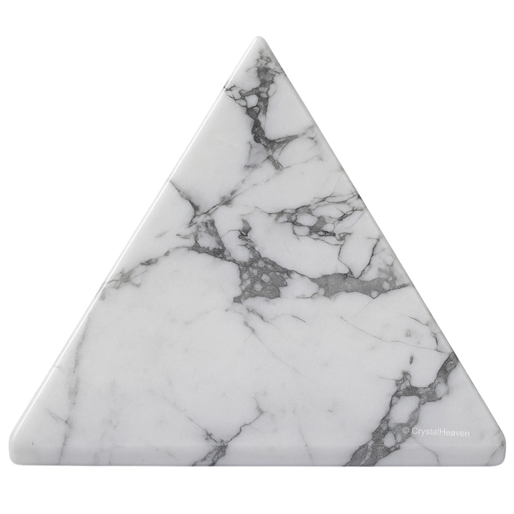 Howlite Pyramid (2 Inch)