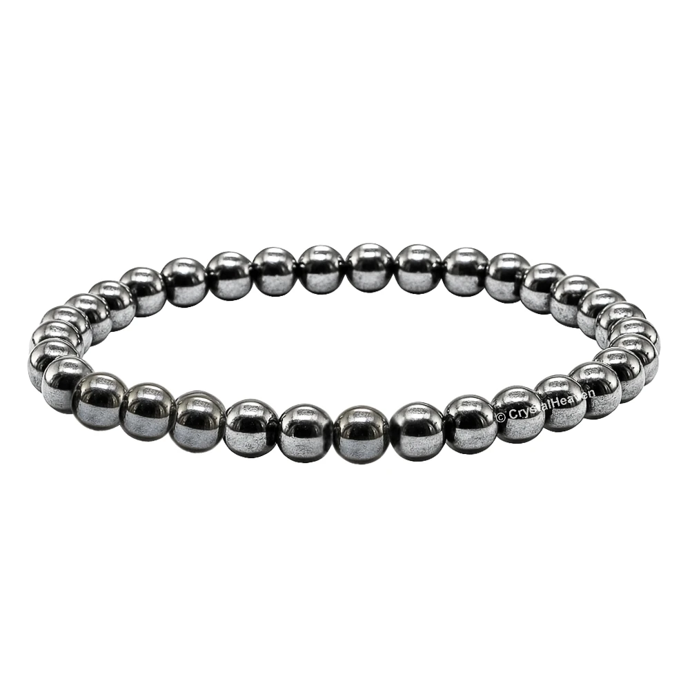Hematite Healing Crystal Bracelets - 6mm Beads