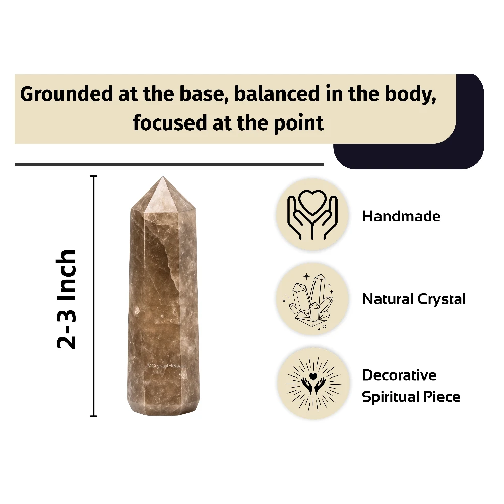Smoky Quartz Crystal Tower (2" to 3" inch)