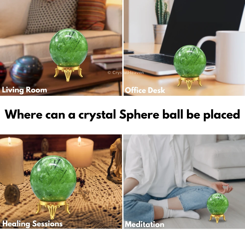 Prehnite Sphere (1.5 Inch)