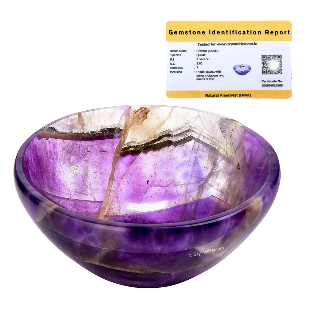 Amethyst Crystal Bowl - 2 Inch