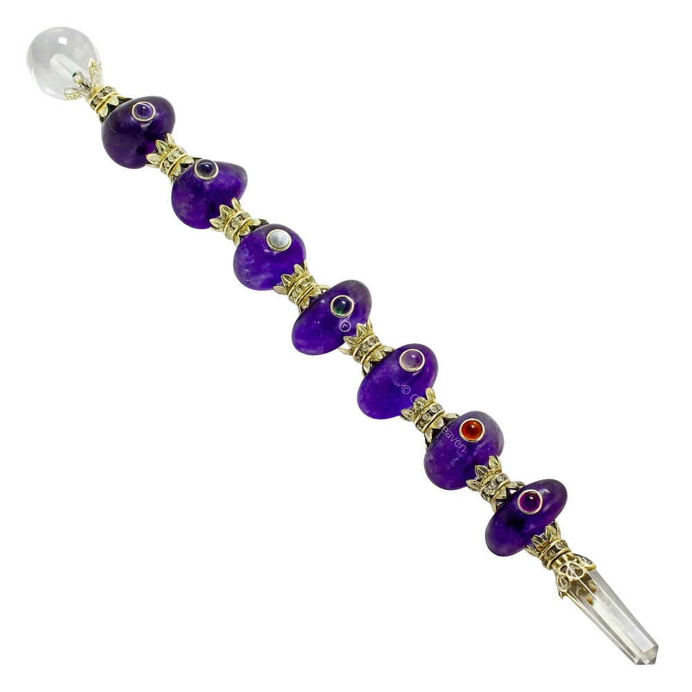 Amethyst Crystal Tumbled Healing Stick