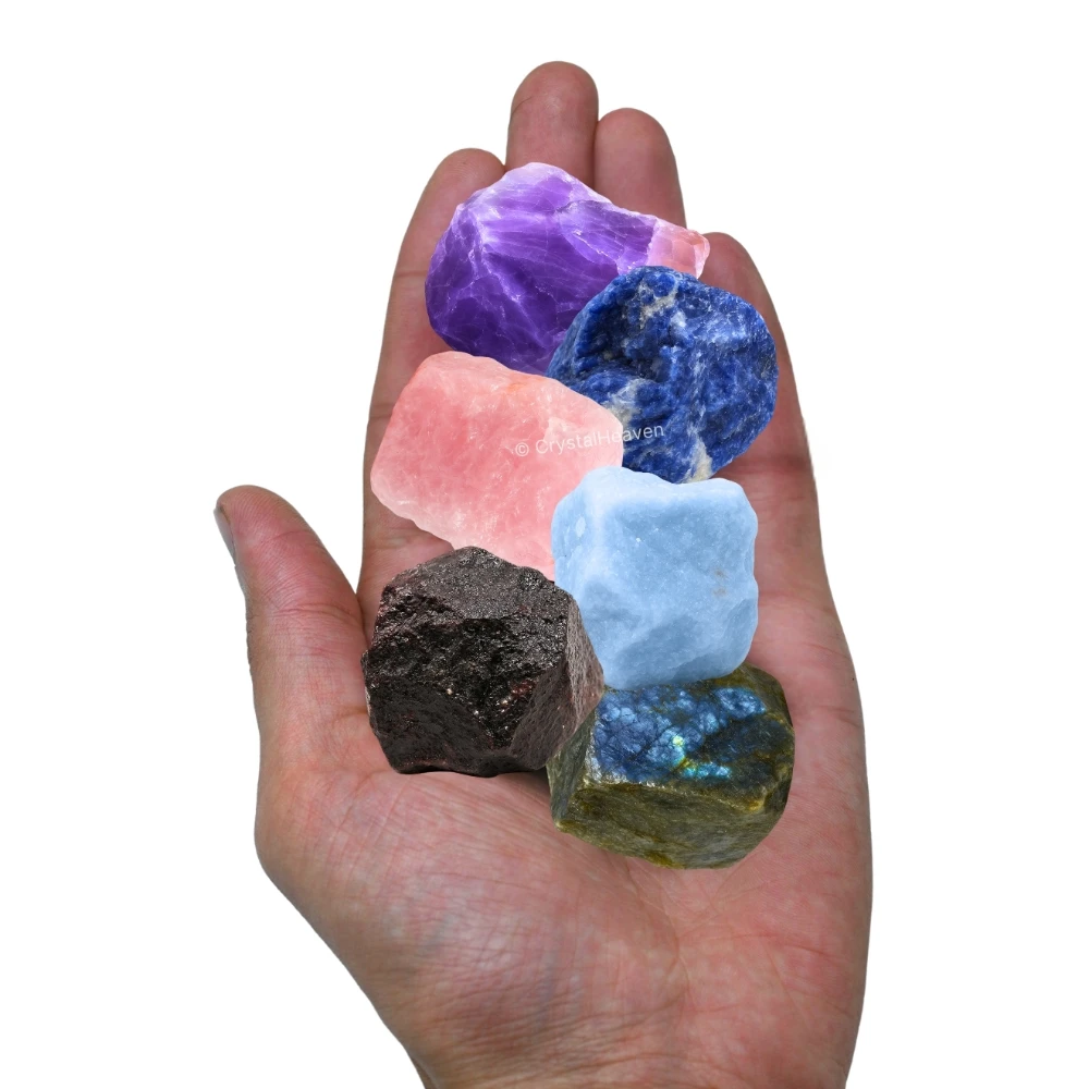 Anxiety Raw Crystals Set