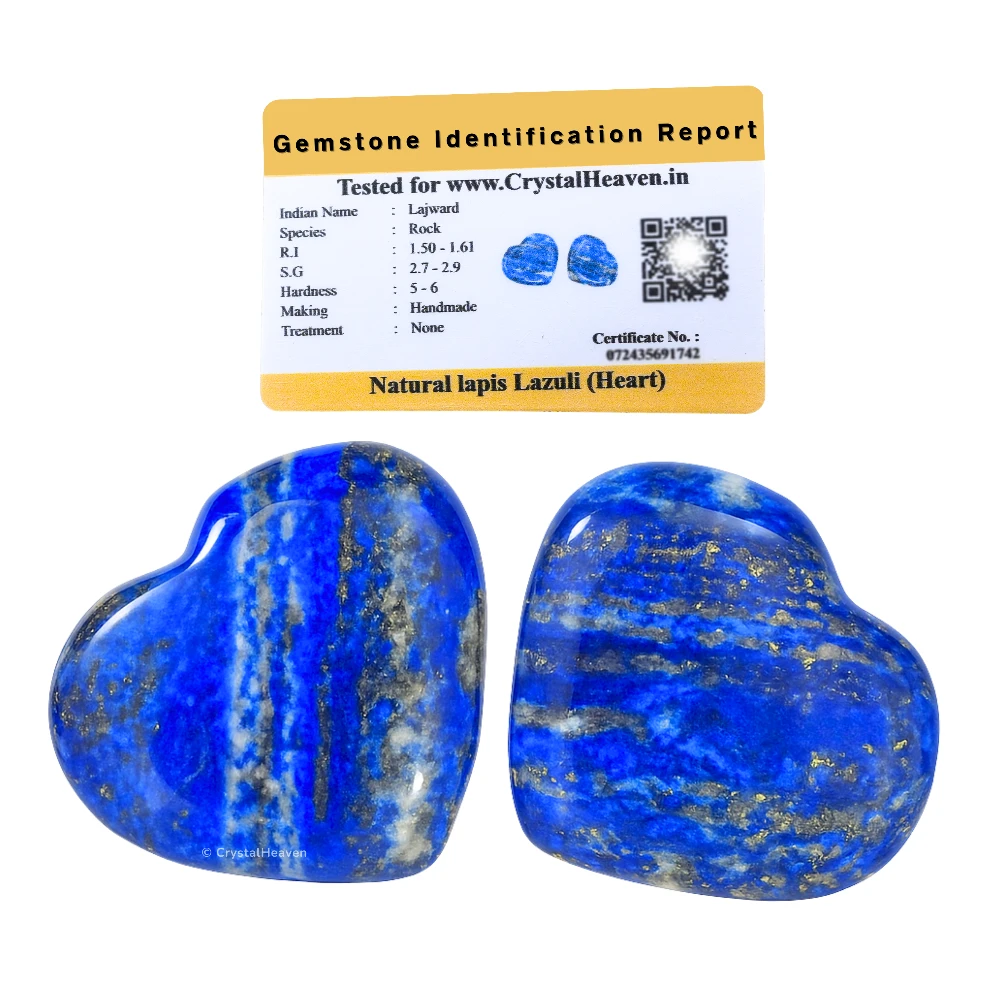 Lapis Lazuli Mini Heart (Pack of 2)