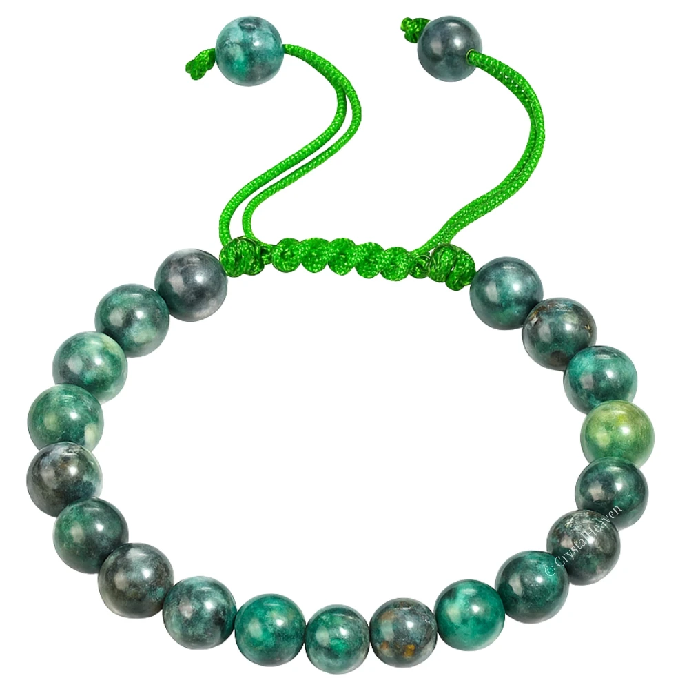 Nephrite Green Jade Bracelet (Adjustable)