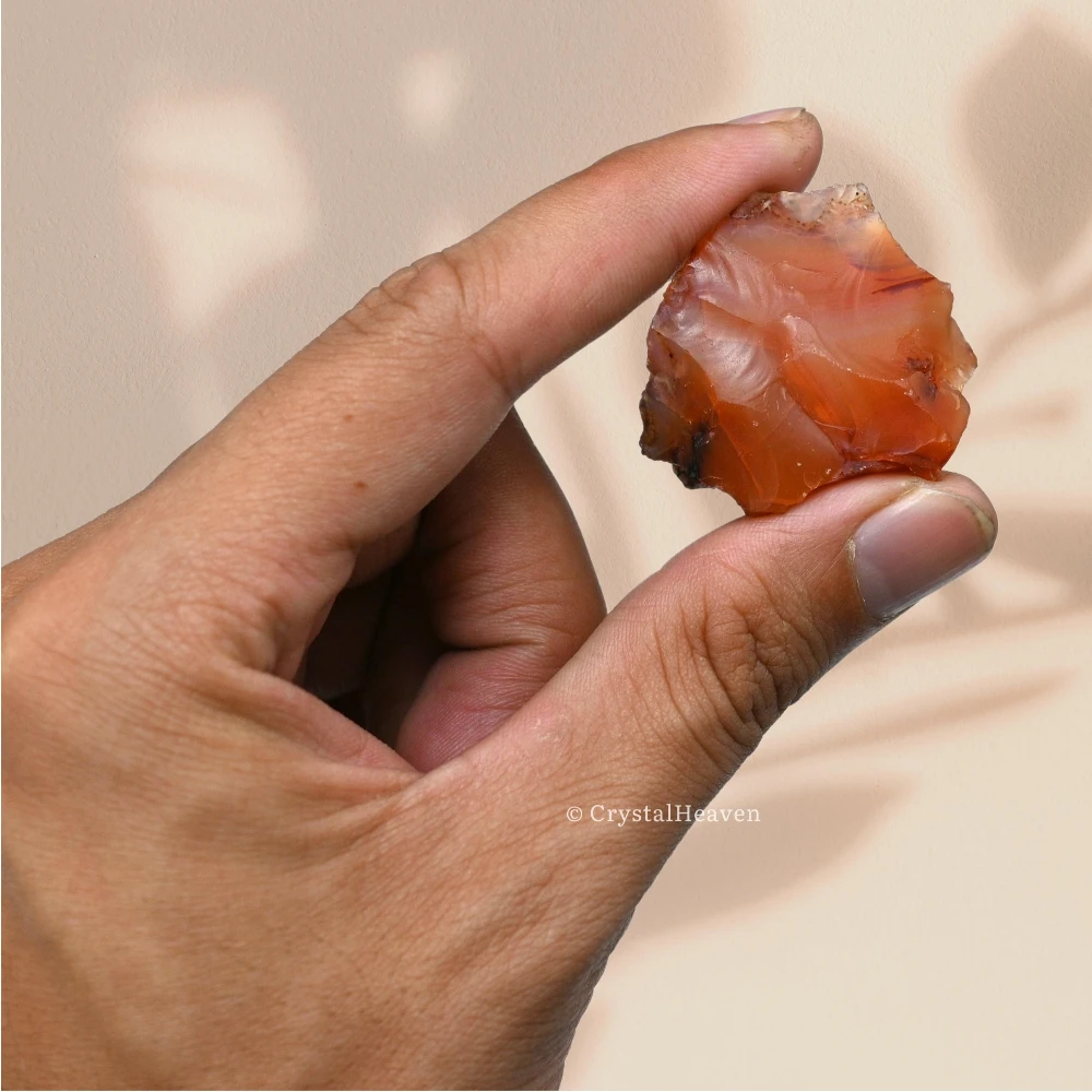 Raw Carnelian Crystals (1 Piece)