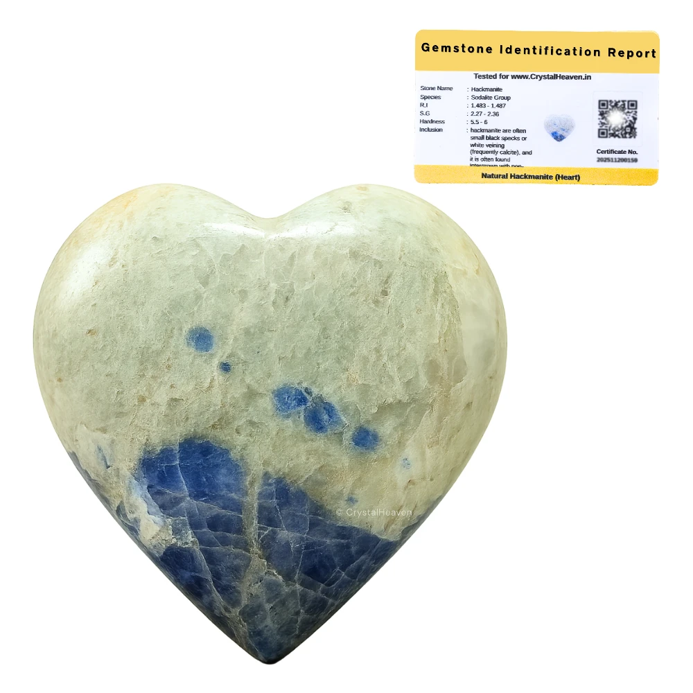 Hackmanite Heart