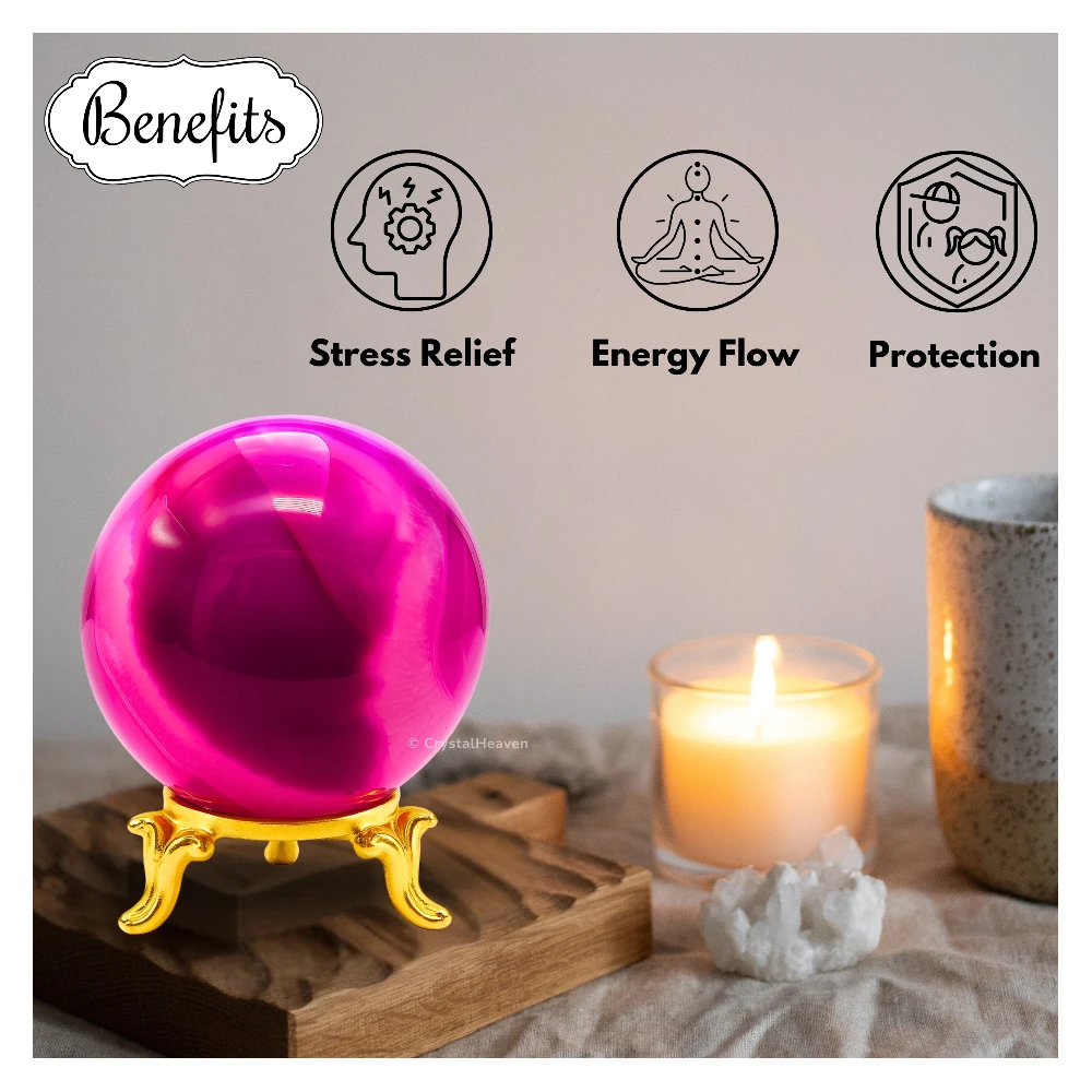 Pink Onyx Sphere (2 Inch)