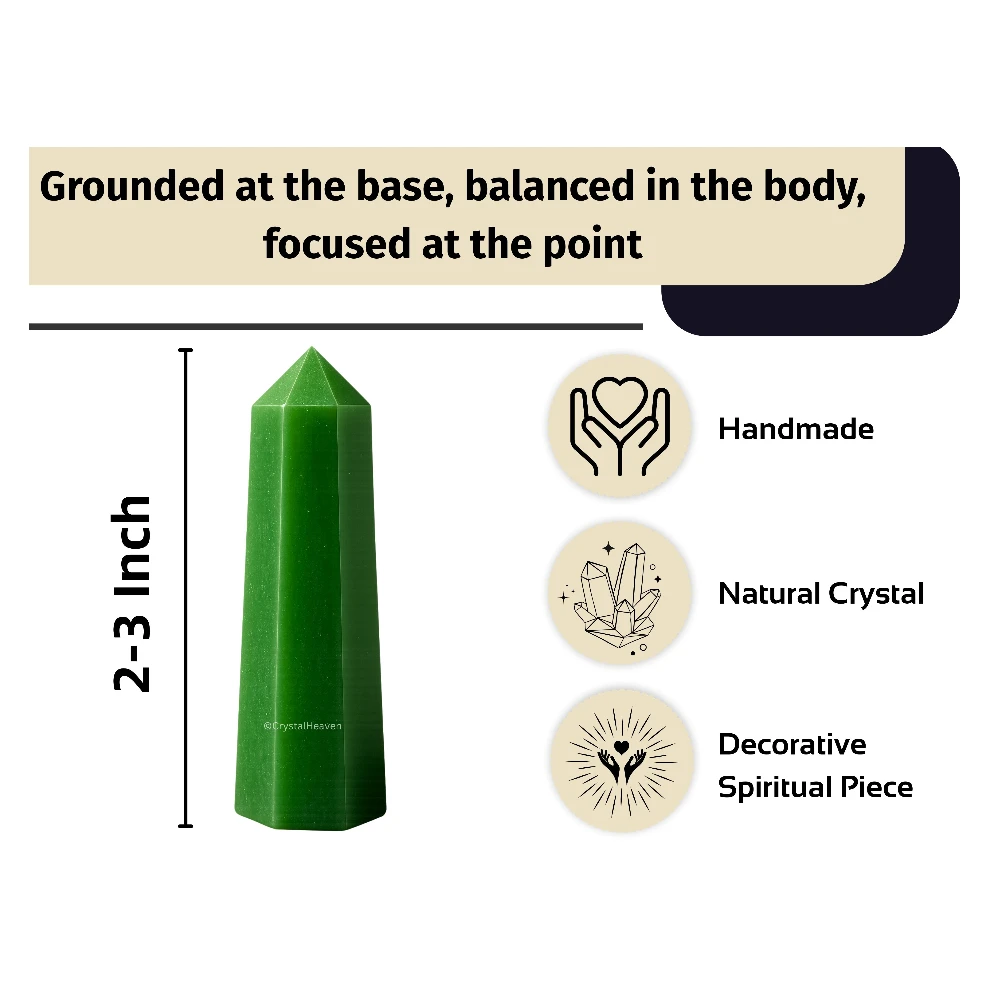Dark Green Aventurine Tower (2" to 3" inch)