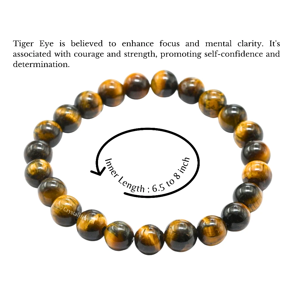 Tiger Eye Bracelet (Elastic)