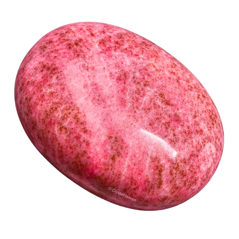 Thulite Palm Stone