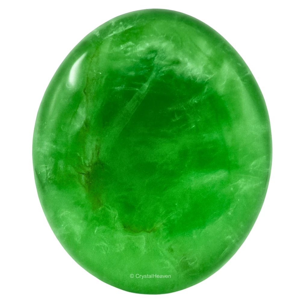 Green Fluorite Palm Stone