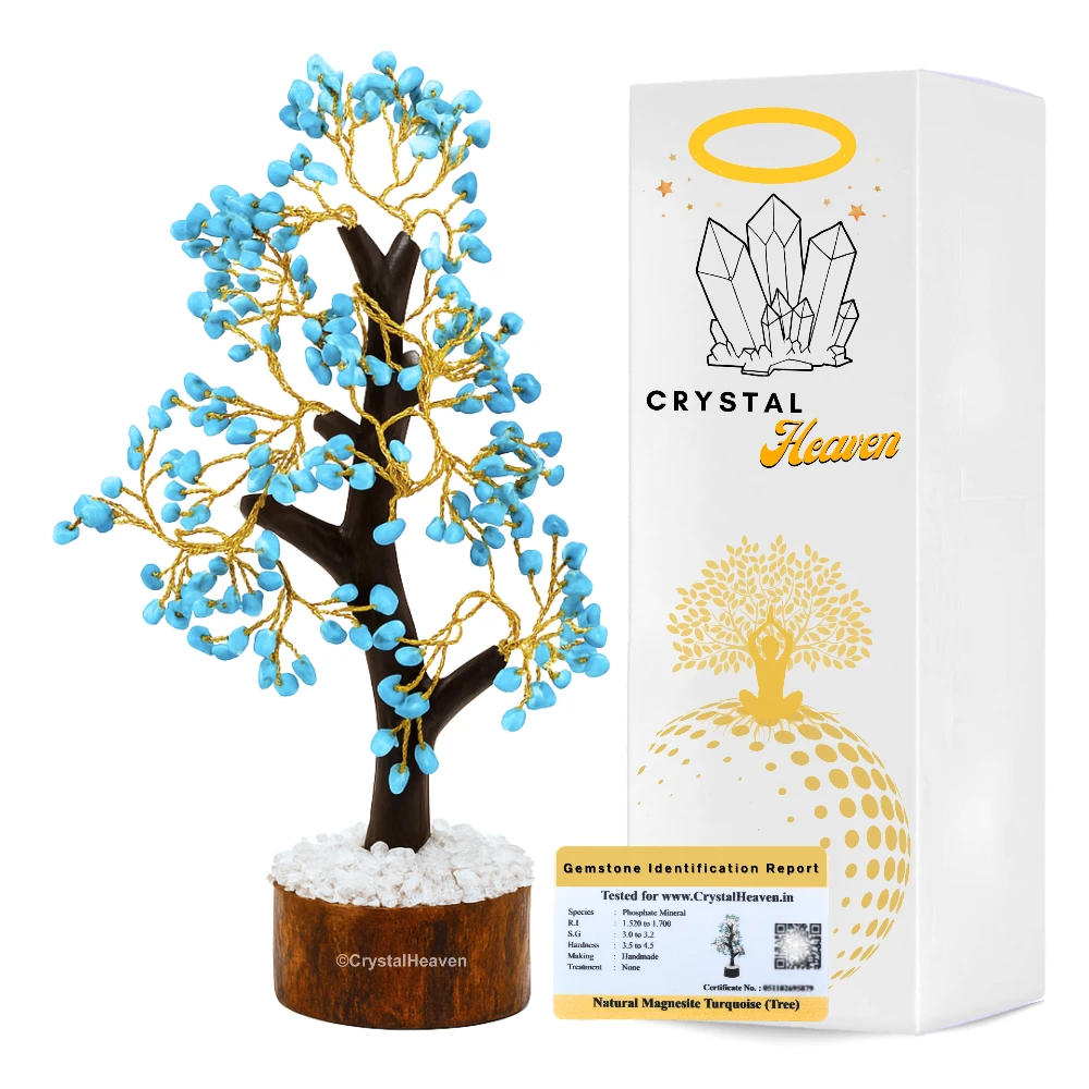 Turquoise - Gemstone Crystal Tree