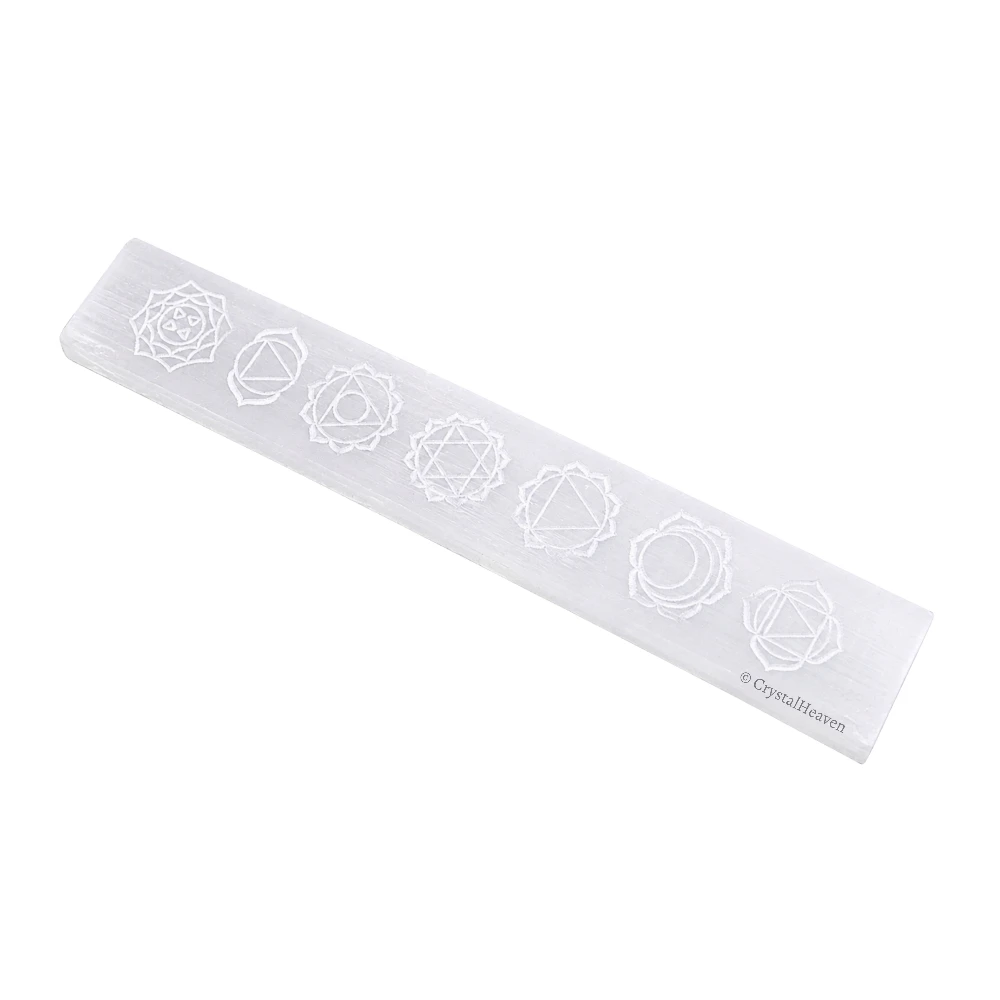 Selenite Charging Plate Stick with Chakra