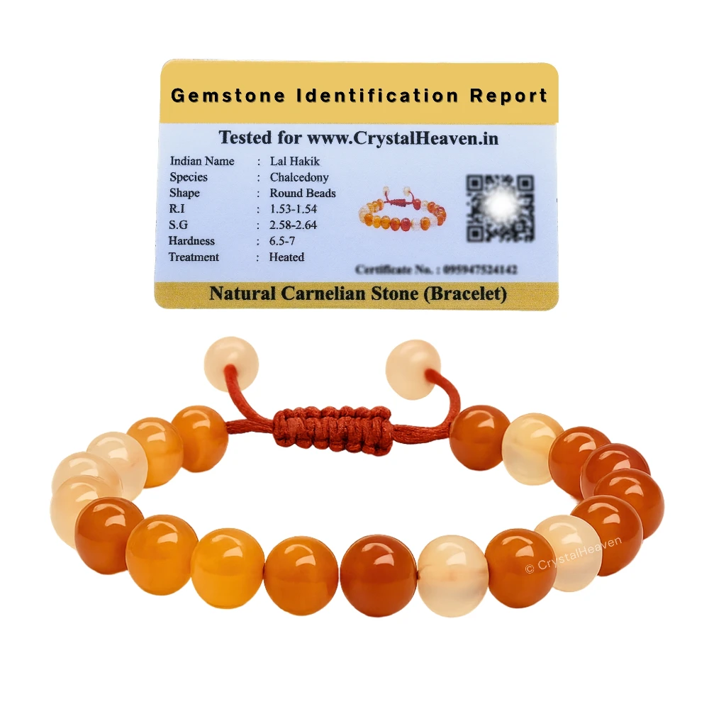 Carnelian Bracelet (Adjustable)