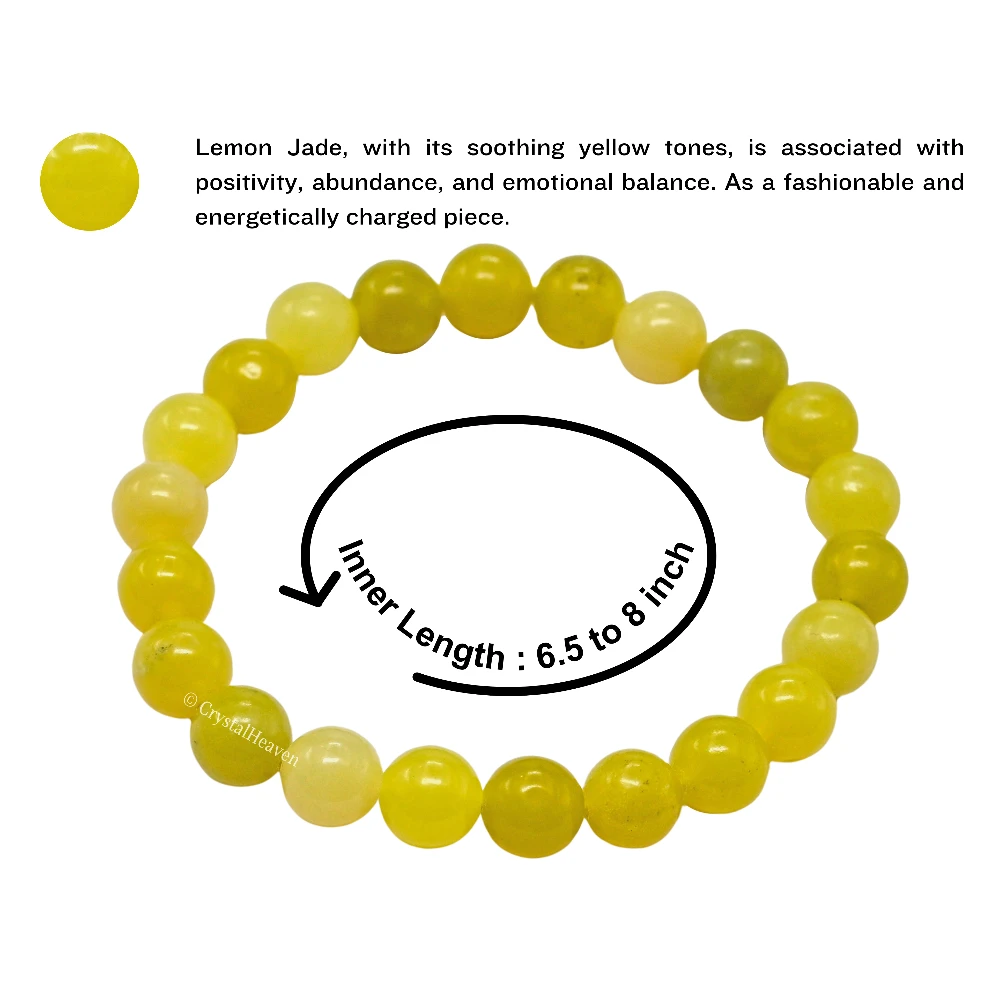 Lemon Jade Bracelet (Elastic)