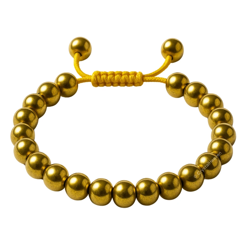 Golden Hematite Bracelet (Adjustable)
