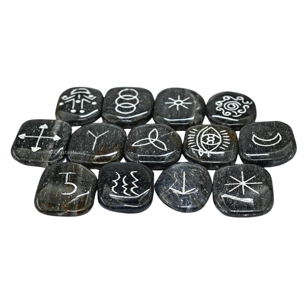 Blue Aventurine Pagan Wiccan Stones (Set of 13)