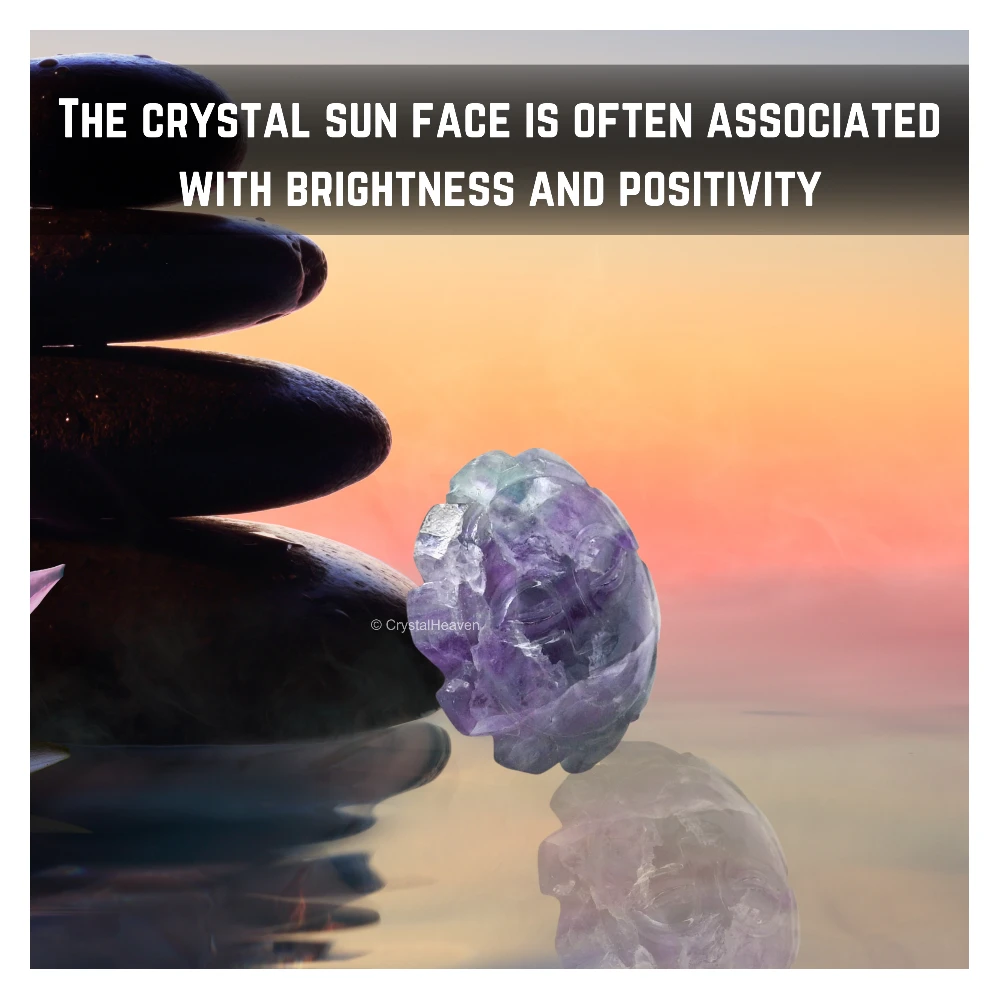 Multi Fluorite Surya Face