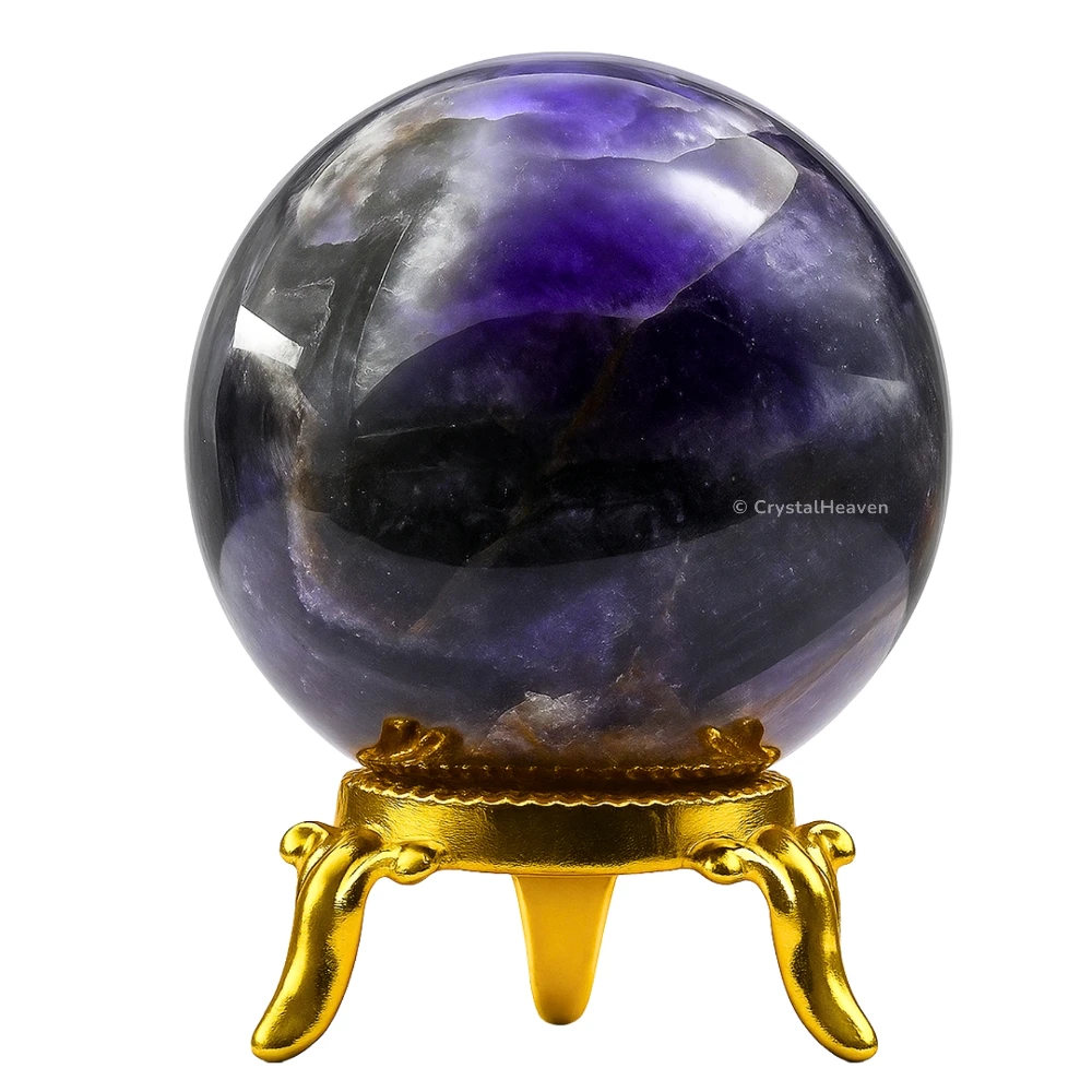 Amethyst Chevron Sphere