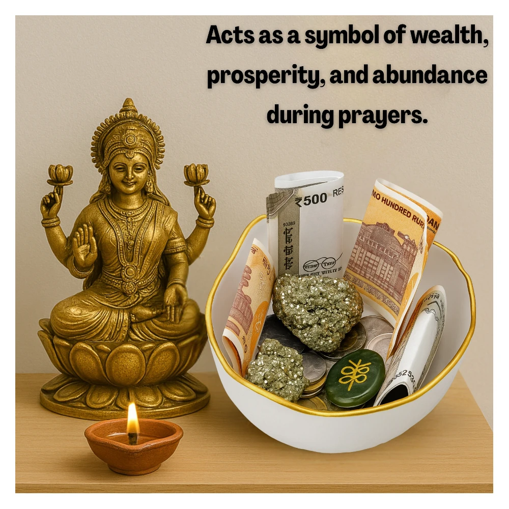 Money Bowl For Feng Shui Wealth Attraction (Bowl)