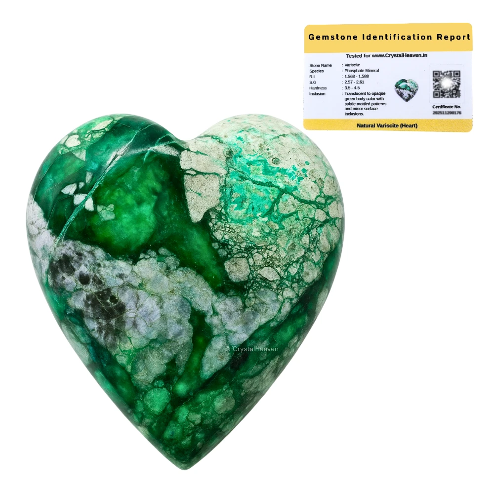 Variscite Heart