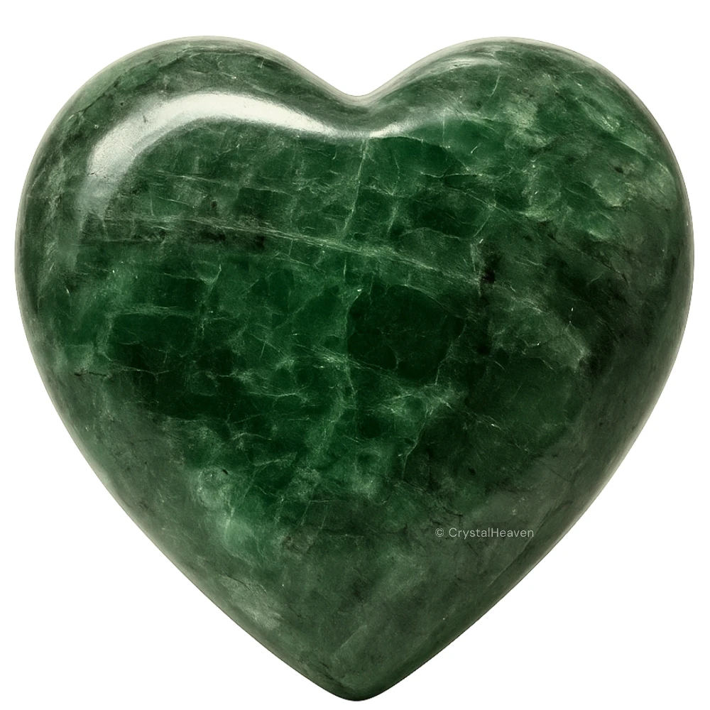 Chrome Diopside Heart