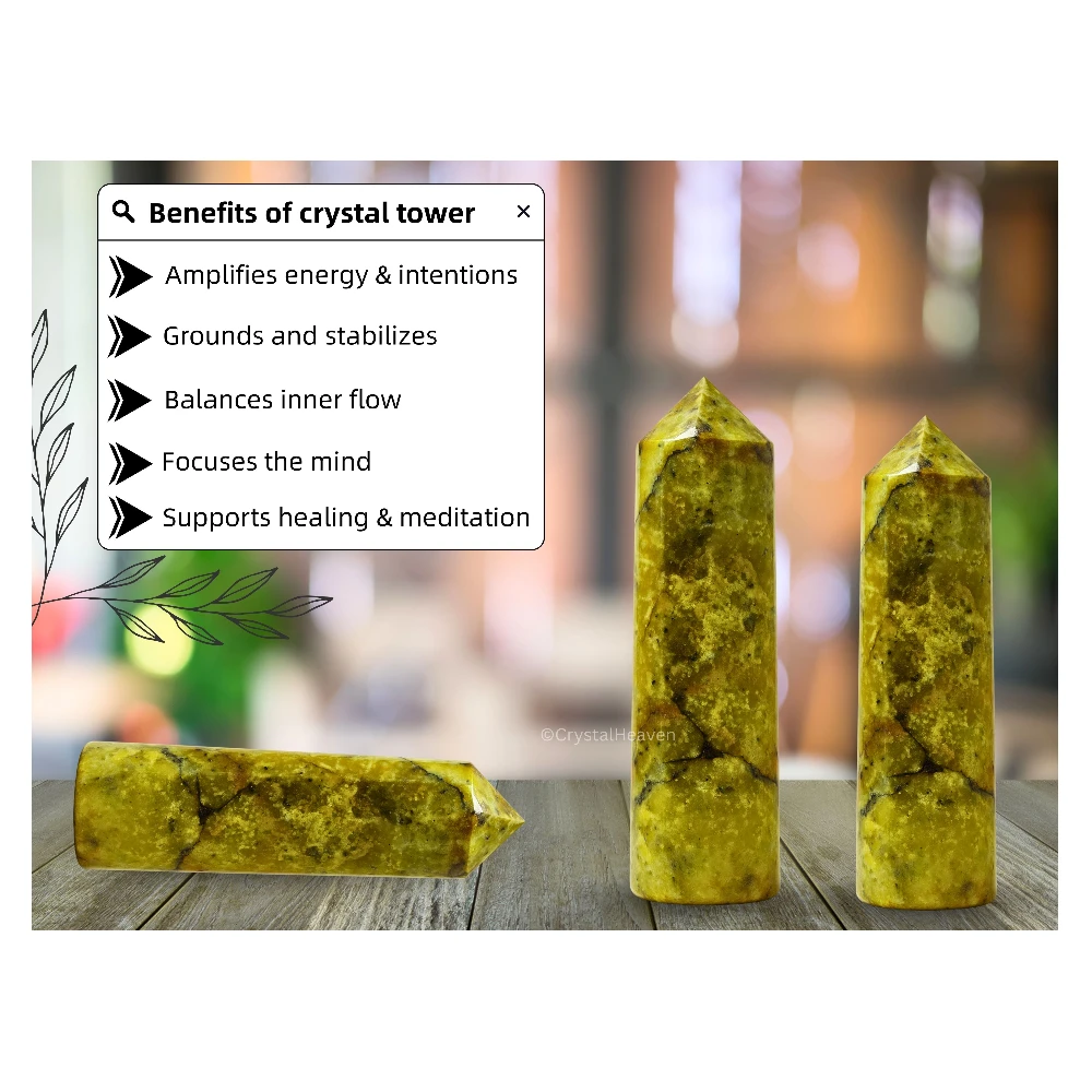 Green Opal Crystal Tower (2" to 3" inch)