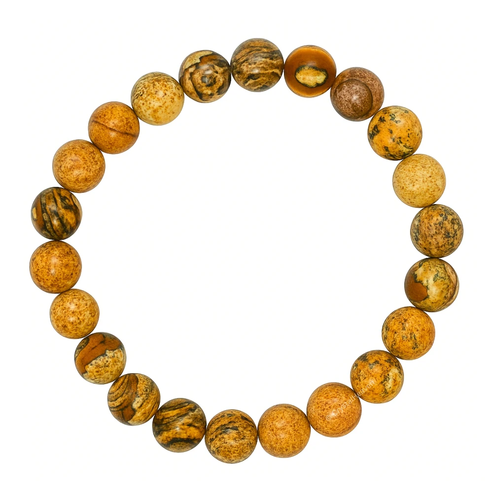 Picture Jasper Bracelet (Elastic)