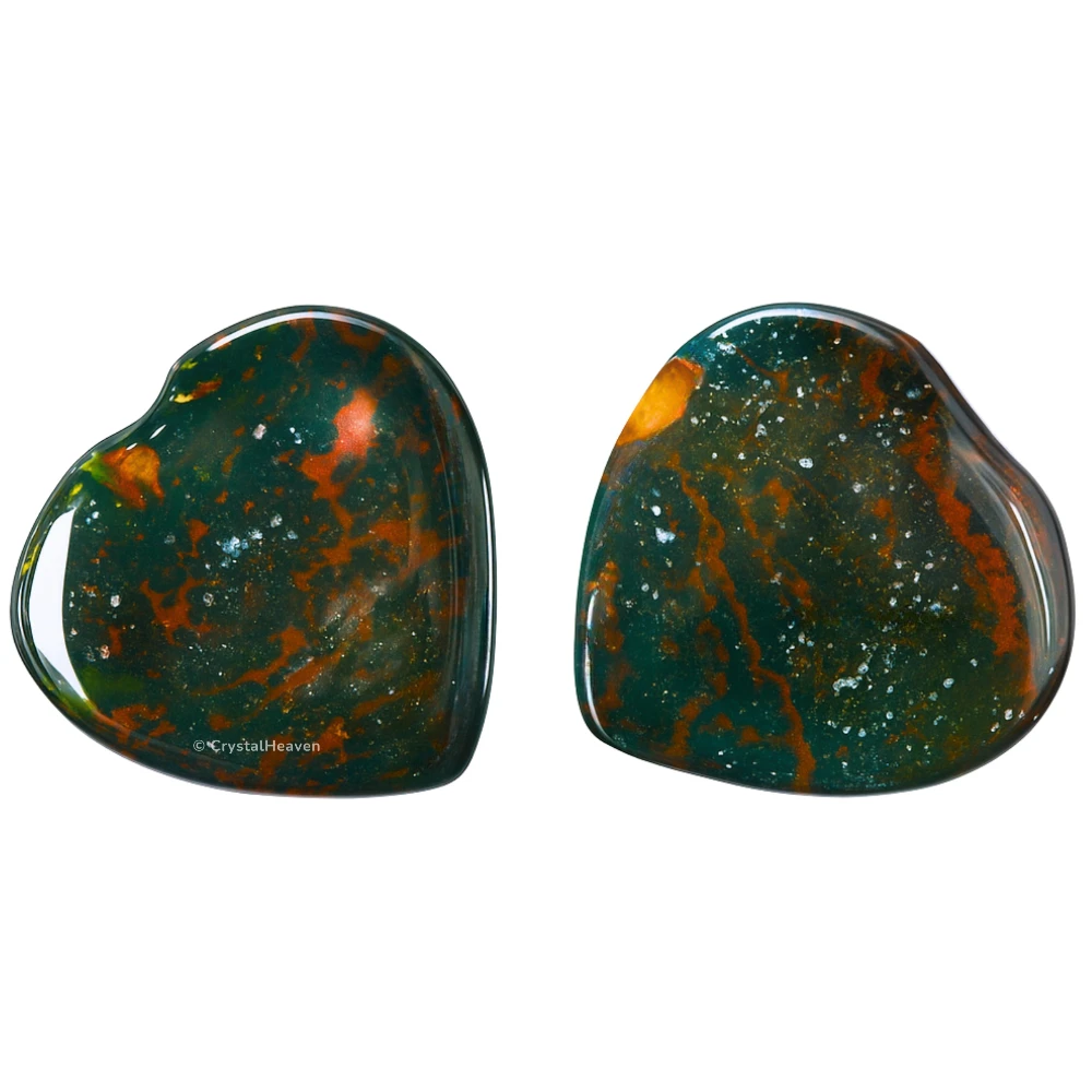 Bloodstone Mini Heart (Pack of 2)