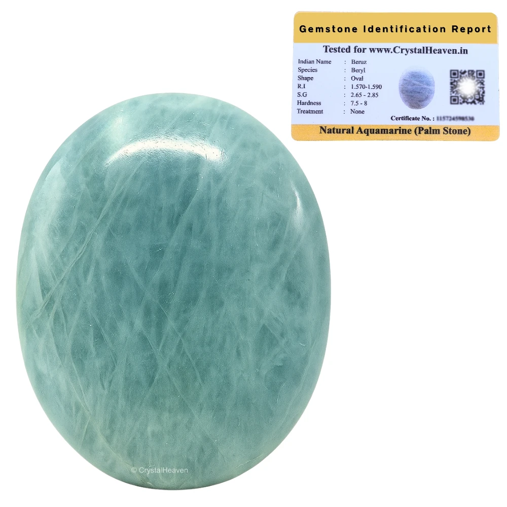 Aquamarine Palm Stone