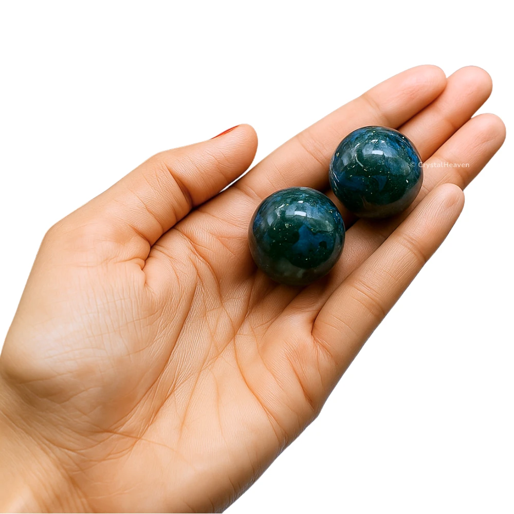 Moss Agate Sphere (1 Inch)