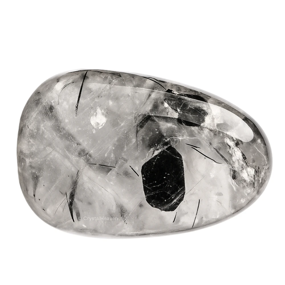Tumbled Black Rutilated Quartz Stones (30 Gram)