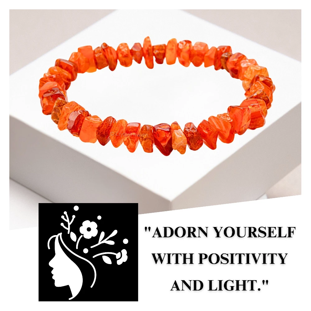 Carnelian Chips Bracelet