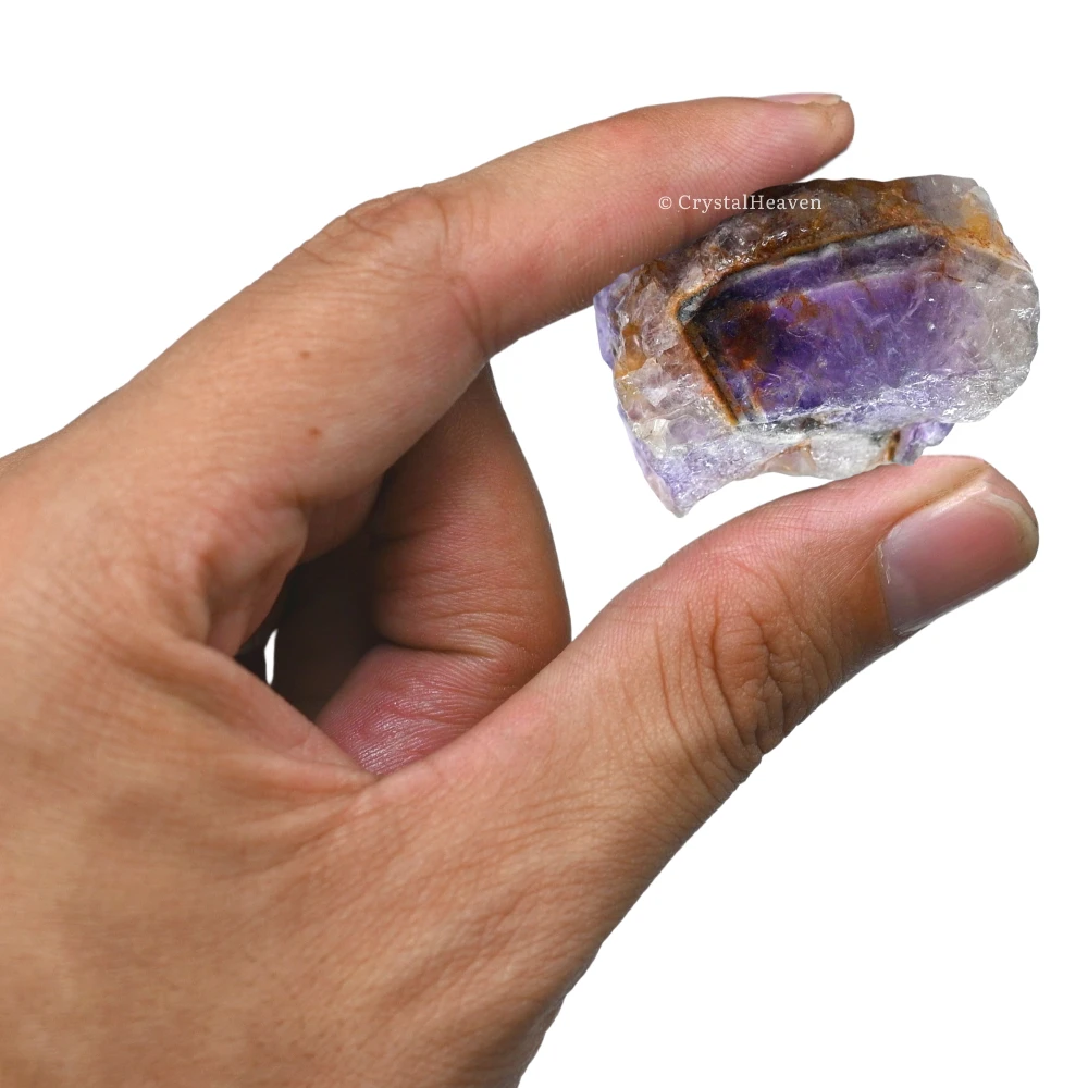 Raw Amethyst Chevron Crystals (2 Pieces)