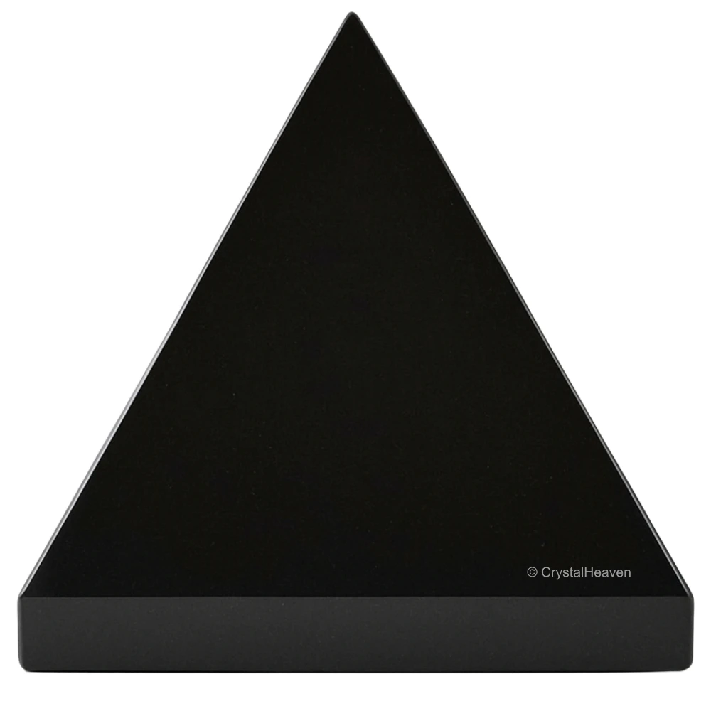Black Agate Pyramid (2 Inch)