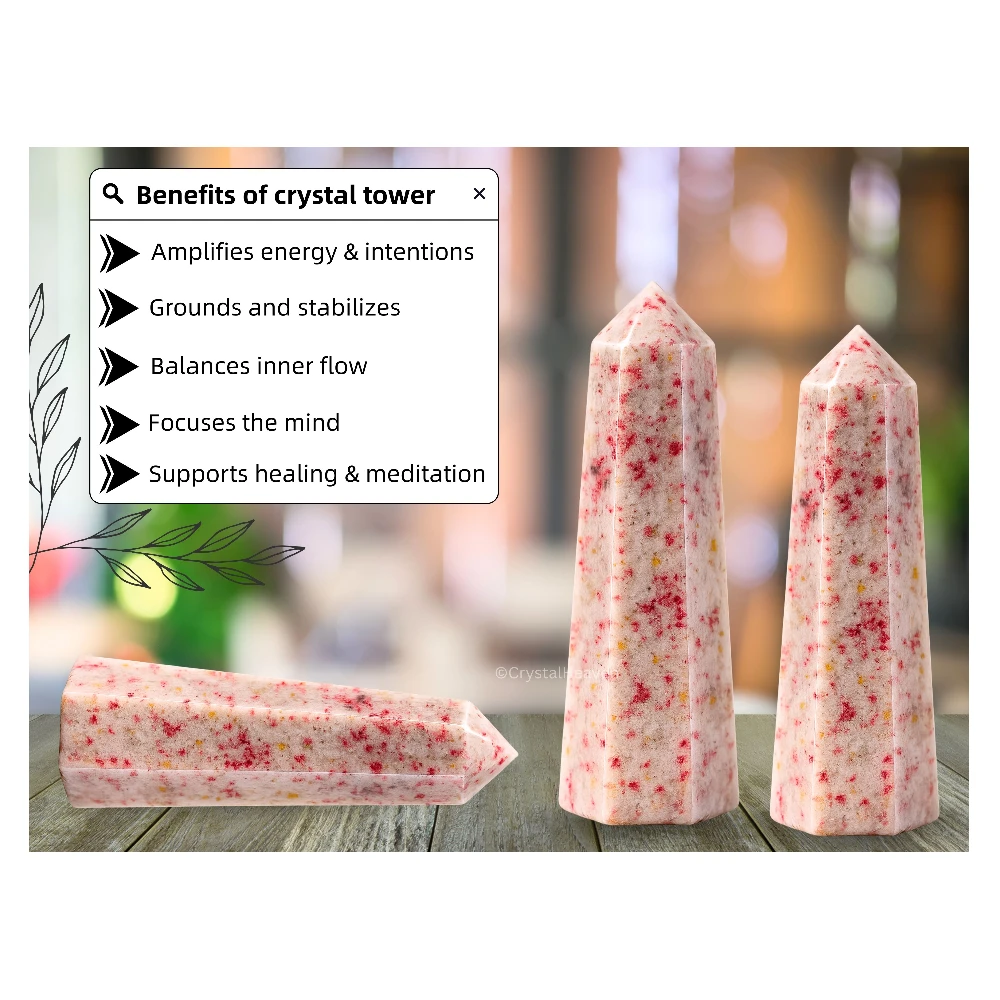Cinnabarite Tower (3" to 4" inch)