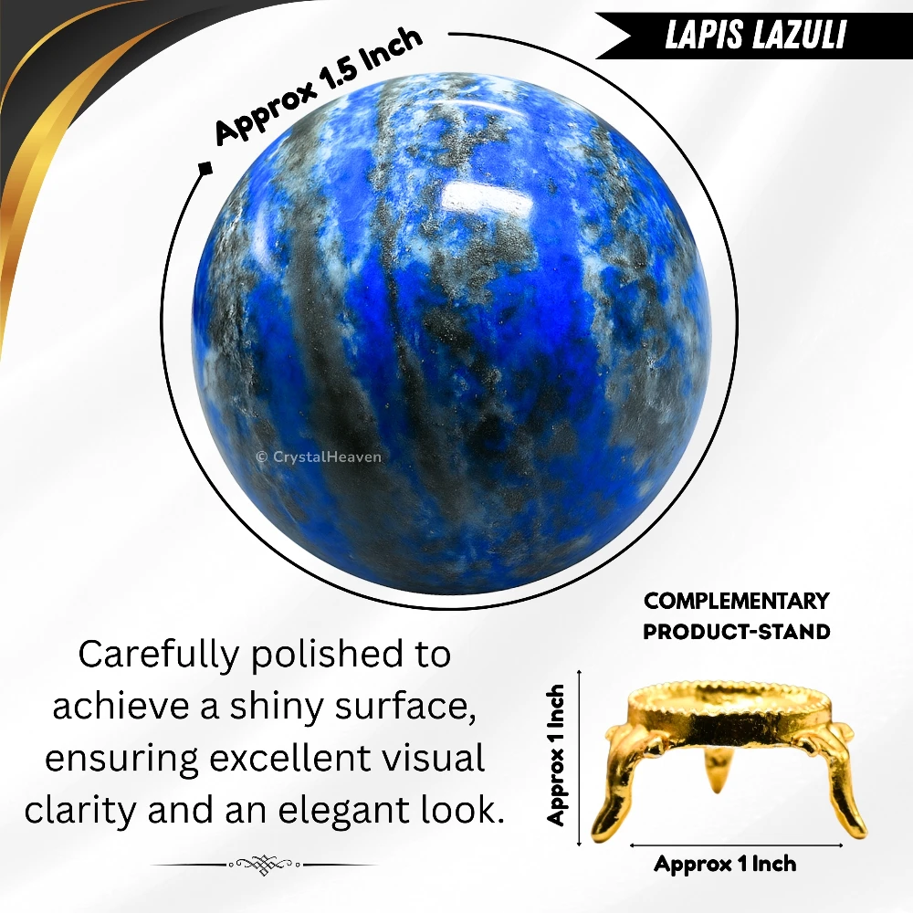 Lapis Lazuli Sphere (1.5 Inch)