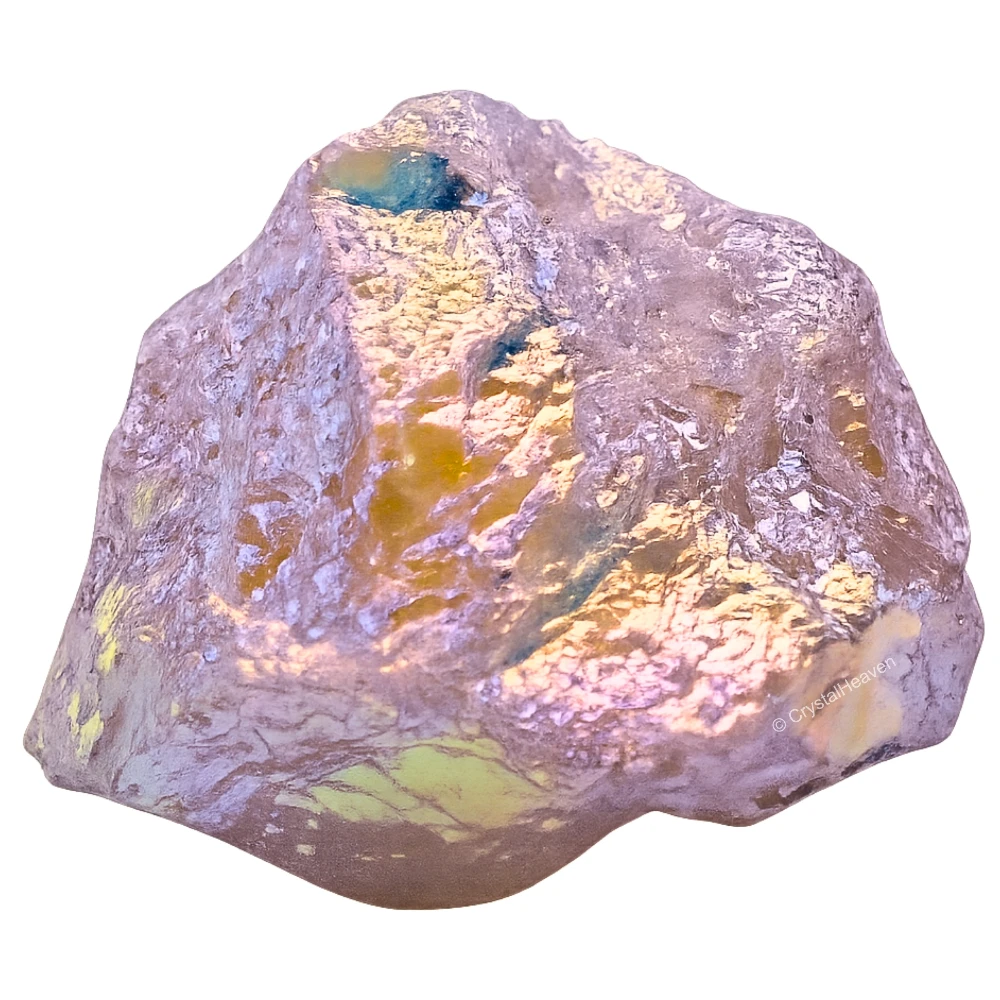 Raw Angel Aura Rose Quartz Crystals (1 Piece)