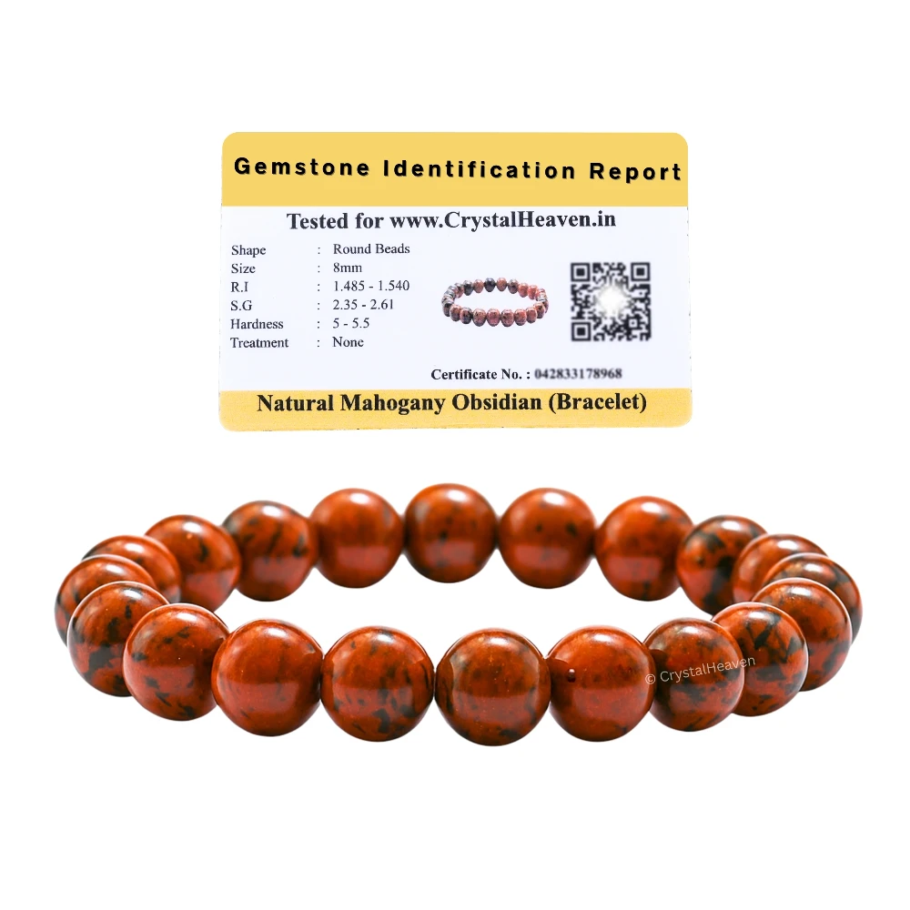 Mahogany Obsidian Bracelet (Elastic)