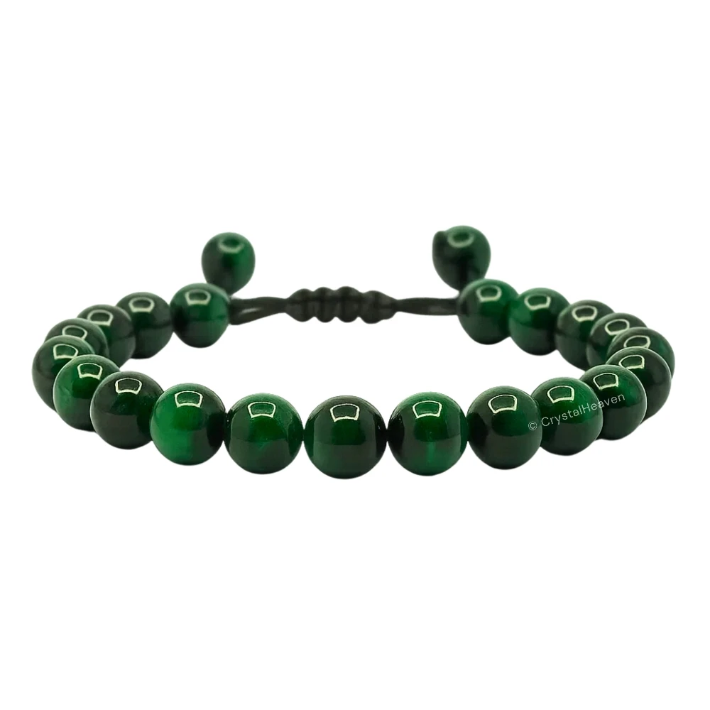 Green Tiger Eye Bracelet (Adjustable)